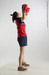 Box Poses Asian woman Aera